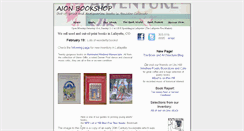 Desktop Screenshot of aionbookshop.com